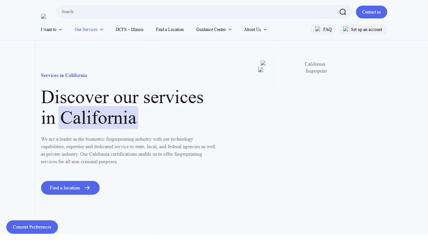 Accurate Biometrics California Fingerprinting Services